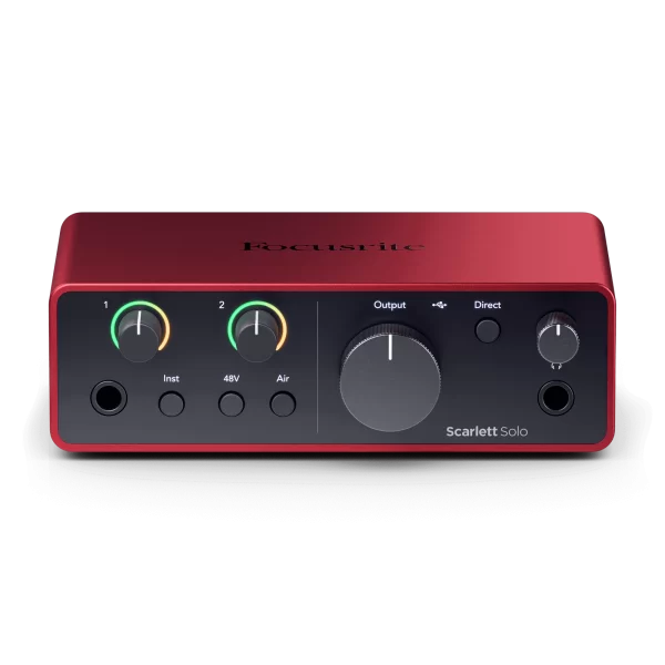 Interfaz de audio Focusrite Scarlett Solo 4th Gen