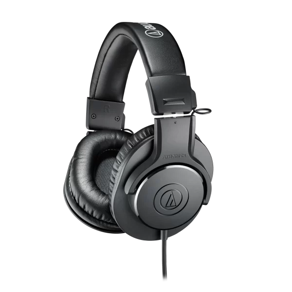 Audífonos Audio-Technica ATH-M20x: auriculares de estudio con reproducción precisa y diadema ajustable para comodidad prolongada.