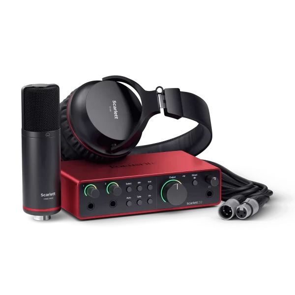 Focusrite Scarlett 2i2 Studio Pack 4th Gen - Combo de Grabación