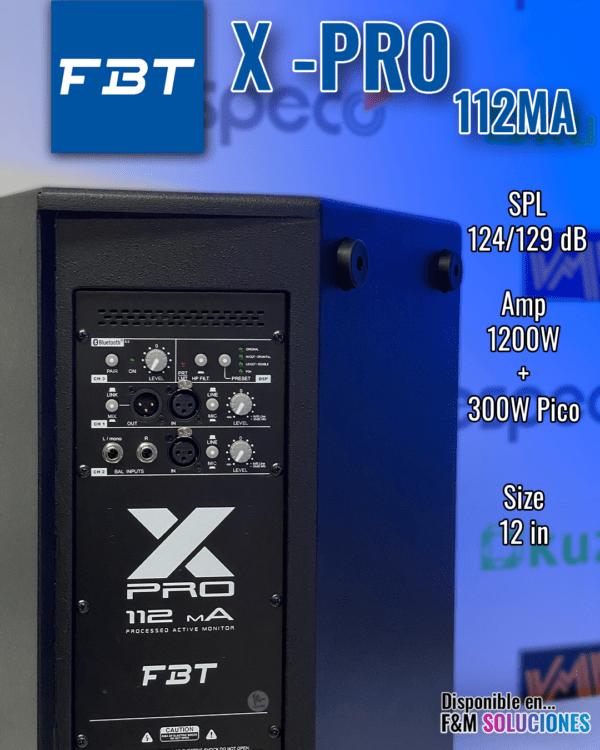 FBT X-PRO 112MA Monitor de Piso (madera) - Imagen 5