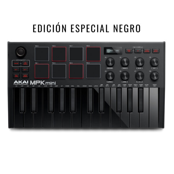 Controlador MIDI AKAI MPK MINI 3 edición especial negro